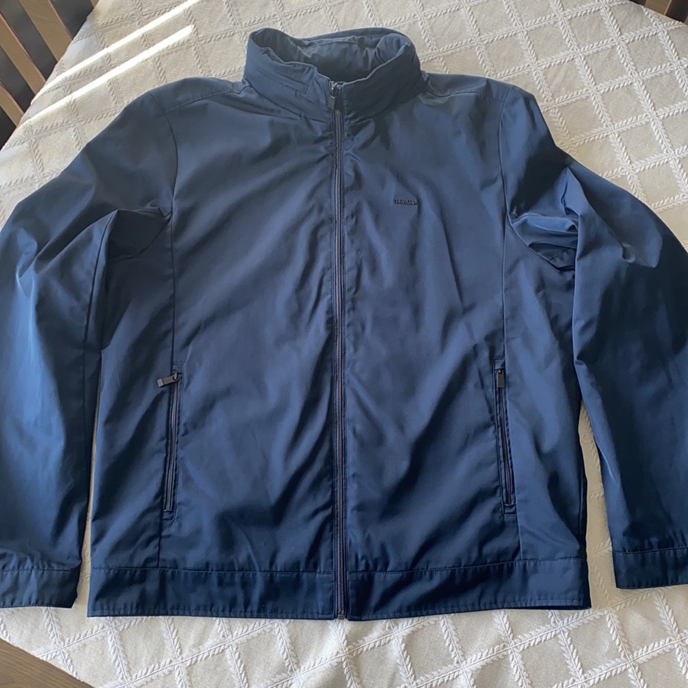 Calvin Klein Navy Bomber Style Jacket